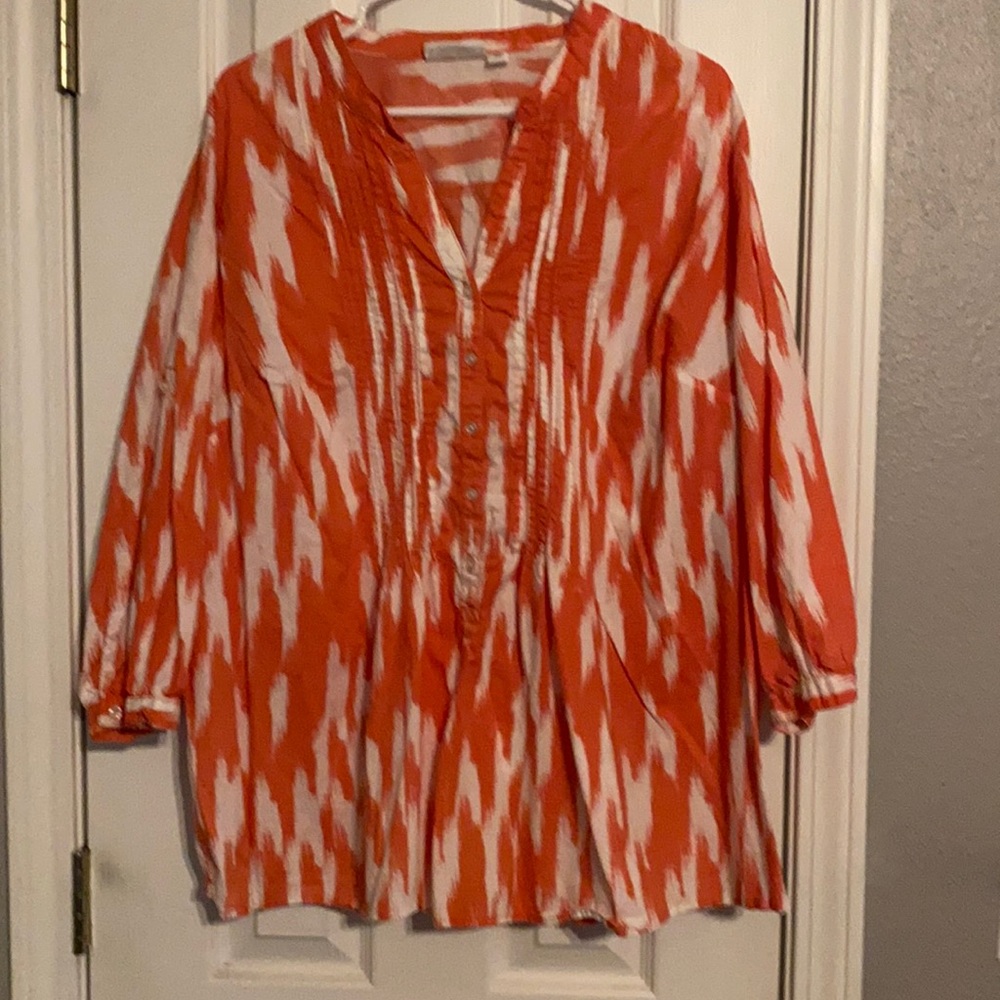 St John’s Bay quarter sleeve tunic blouse.